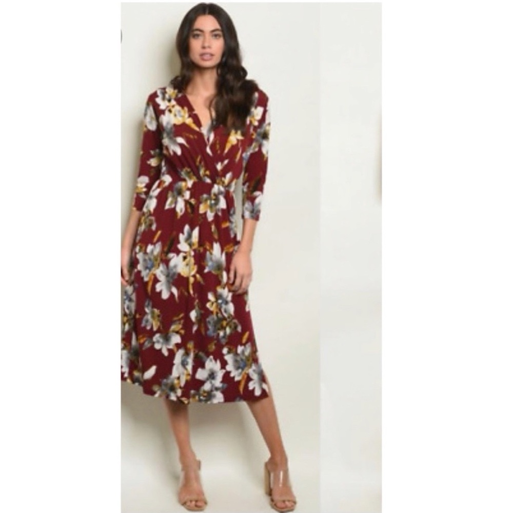 Gilli floral midi dress | size M